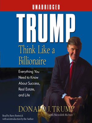cover image of Trump: Think Like a Billionaire